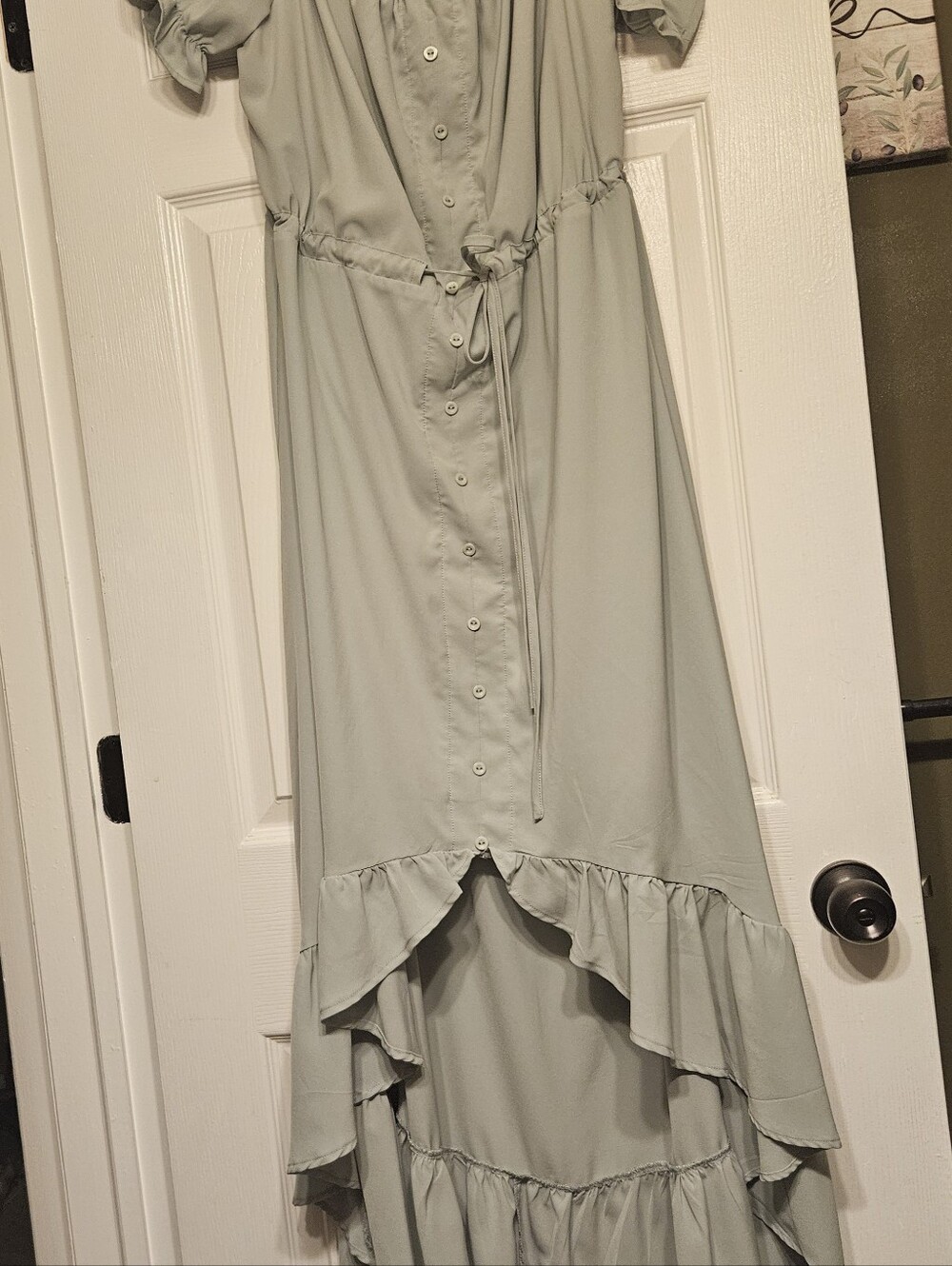 Women’s Sage Green Hi Lo Country Dress